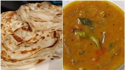 പൊറോട്ടയും സാമ്പാറും വാങ്ങി, പച്ചക്കറിയില്ല, പുഴുവും ചത്ത പാറ്റയും നിറയെ; പിന്നാലെ പരിശോധന, ഹോട്ടൽ പൂട്ടിച്ചു