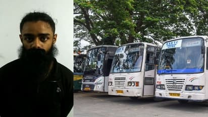 ആനവണ്ടിയോട് കലി: സ്കാനിയ അടക്കം നാല് ബസുകളുടെ ചില്ല് തകര്ത്തയാൾ പിടിയിൽ