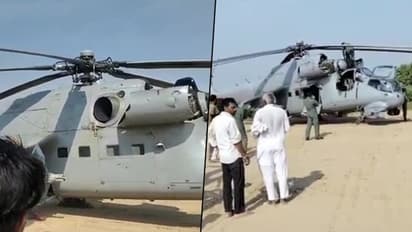 Indian Air Force's Mi-35 attack helicopter makes precautionary landing in Rajasthan