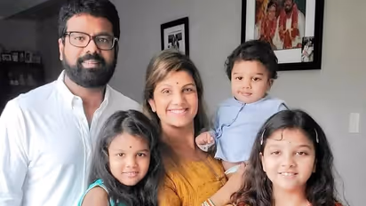 குடும்பத்துடன் செல்ல மகனின் பிறந்த நாளை கொண்டாடிய ரம்பா..