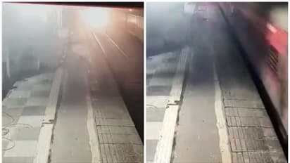 സംസാരിച്ച് നിൽക്കവേ യുവാവ് ഭാര്യയെ ട്രെയിനിന് മുന്നിലേക്ക് തള്ളിയിട്ട് കൊന്നു, മക്കളുമായി ഒളിവിൽ