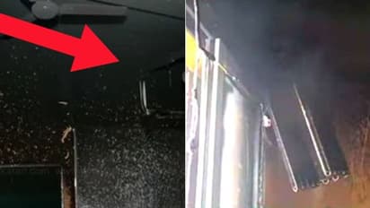 பள்ளியில் திடீரென வெடித்த ஏசி.. அலறியடித்து ஓடிய மாணவர்கள் - பரபரப்பு சம்பவம் !