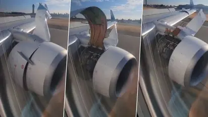 Alaska Airlines flight’s engine cover comes off mid-air, makes emergency landing; video goes viral