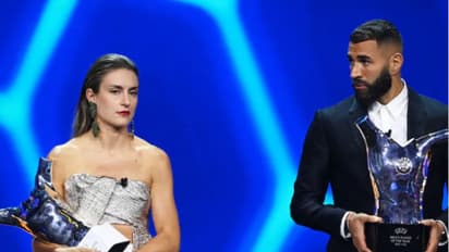 യുവേഫ പുരസ്‌കാരങ്ങള്‍: യൂറോപ്പിന്‍റെ രാജാവായി ബെന്‍സേമ, അലക്‌സിയ മികച്ച വനിതാ താരം, ആഞ്ചലോട്ടി പരിശീലകന്‍  