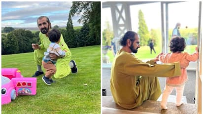 ലണ്ടനില്‍ പേരക്കുട്ടികള്‍ക്കൊപ്പം കളിച്ചുല്ലസിച്ച് ദുബൈ ഭരണാധികാരി; ചിത്രങ്ങള്‍ വൈറല്‍