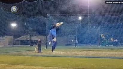 ഏഷ്യാ കപ്പ്: ഹെലികോപ്റ്റര് ഷോട്ടുമായി ജഡേജ, ഒറ്റകൈയന് സിക്സുമായി പന്ത്- വീഡിയോ