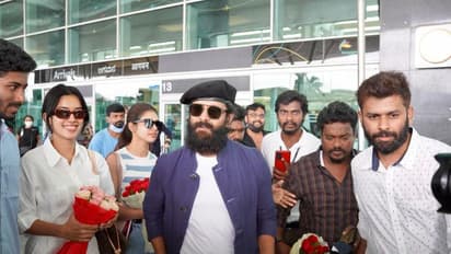  ಬೆಂಗಳೂರಿನಲ್ಲಿ ಚಿಯಾನ್ ವಿಕ್ರಮ್; ವಿಭಿನ್ನ ಗೆಟಪ್‌ನಲ್ಲಿ ಕಾಣಿಸಿಕೊಂಡ 'ಕೋಬ್ರಾ' ಸ್ಟಾರ್ 