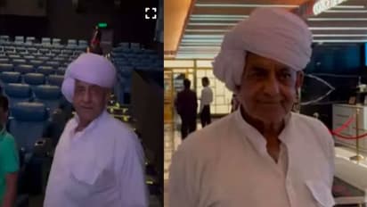 Viral Video: 42 വര്‍ഷങ്ങള്‍ക്ക്ശേഷം മുത്തച്ഛനെ തിയേറ്ററില്‍ സിനിമ കാണിച്ച് യുവാവ്; കയ്യടിച്ച് സോഷ്യല്‍ മീഡിയ