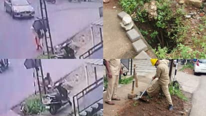 സംസ്ഥാന പാതയോരത്തെ കുഴിയിൽ യുവതി വീണു; ഗുരുതര പരിക്കേൽക്കാതെ രക്ഷപ്പെട്ടു, വൈകാതെ കുഴി മൂടി കെഎസ്ഇബി അധികൃതർ