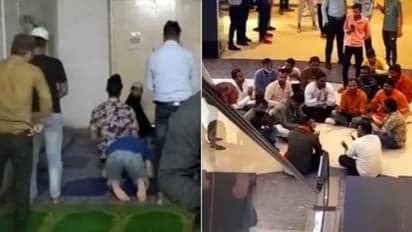 മാളിൽ മുസ്ലിം ജീവനക്കാര് നമസ്കരിക്കുന്നതിൽ പ്രതിഷേധം, ഹനുമാൻ ചാലിസ ചൊല്ലി ബജ്റംഗ്ദൾ