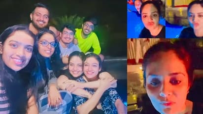 సింగర్స్ తో రాత్రి శ్రీముఖి పార్టీ.. స్విమ్మింగ్‌ పూల్‌లో నాన్‌స్టాప్‌ చిందులు.. రాములమ్మ  రచ్చ నెక్ట్స్ లెవల్