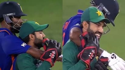 ഇന്ത്യ-പാക് ക്രിക്കറ്റ് ചരിത്രത്തിലെ ഏറ്റവും മനോഹര നിമിഷം! ഹാര്‍ദിക്കിന്‍റെയും റിസ്‌വാന്‍റേയും ചിത്രം വൈറല്‍ 