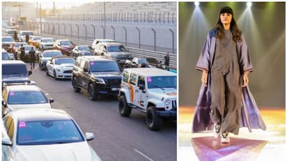 അബുദാബി നിരത്തുകള്‍ക്ക് അലങ്കാരമായി എമിറാത്തി വനിതാ ദിനത്തില്‍ അബായ റാലി