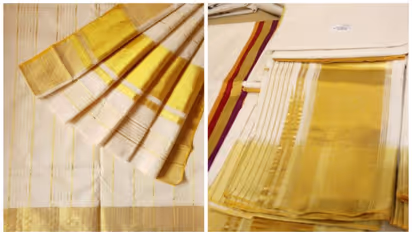 Onam 2022 : കസവ് മറന്നൊരു ഓണമോ? കേരള സാരിയും സെറ്റ് മുണ്ടുമാണ് ഓണത്തിന് താരങ്ങൾ