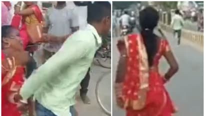 എന്നെ കെട്ടൂ..! ബൈക്കും പണവും വാങ്ങിയിട്ട് വിവാഹം വൈകിപ്പിച്ച വരനെ ഓടിച്ചിട്ട് പിടികൂടി യുവതി; വീഡിയോ