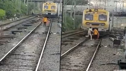 RPF personnel saves woman who tried to commit suicide at Mumbai's Byculla; watch video