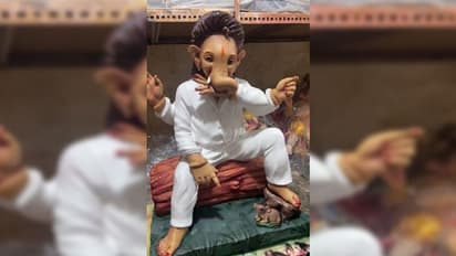 আল্লু অর্জুন অভিনীত পুষ্প দ্য রাইজ-এর ক্রেজ, গণপতি র মূর্তিতেও মিলল তার ছোঁয়া