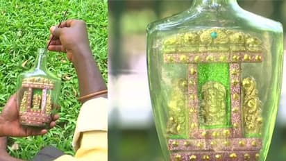  Ganesh Chaturthi 2022: 350 मिमी की बोतल के अंदर विराजे गणपति बप्पा, गजब आर्ट है ये