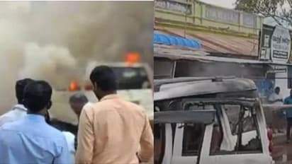 വീണ്ടും 'കല്യാണത്തല്ല്'; വധൂവരന്മാർ വന്ന വാഹനം പൊലീസ് സ്റ്റേഷന് മുന്നിൽ പെട്രോളൊഴിച്ച് കത്തിച്ചു