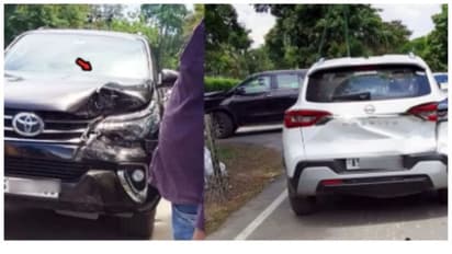 കുഞ്ഞനോട് മുട്ടി ഇന്നോവയുടെ വല്ല്യേട്ടന്, പിന്നെ നടന്നത് ഇതാണ്!