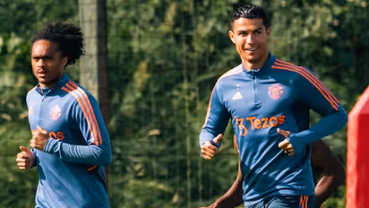 Cristiano Ronaldo is all smiles ahead of transfer window deadline; is Man United icon staying or leaving?