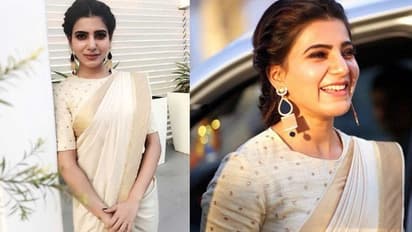 Onam 2022 : കസവ് സാരി മാത്രമല്ല; ഓണത്തിന് ട്രെൻഡായി കസവ് സല്‍വാറും സ്കര്‍ട്ടും