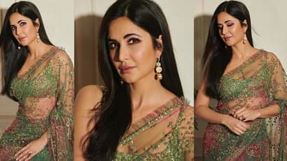 ఉల్లిపొర చీరలో పరువాలని కనిపించేలా... సన్నజాజి సోయగాలతో చంపేసిన కత్రినా బేబీ!