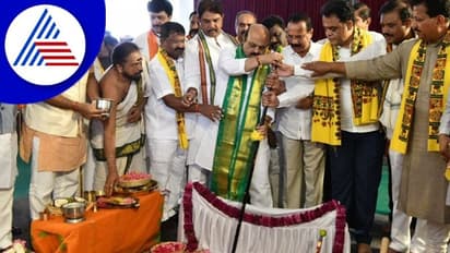 ಕೆಂಪೇಗೌಡ ಥೀಮ್ ಪಾರ್ಕ್ ನಿರ್ಮಾಣಕ್ಕೆ ಭೂಮಿ ಪೂಜೆ ನೆರವೇರಿಸಿದ ಸಿಎಂ ಬೊಮ್ಮಾಯಿ