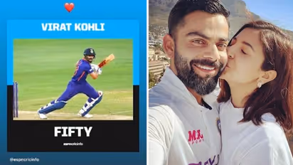 Asia Cup 2022: Anushka Sharma goes gaga over Virat Kohli's 1st fifty against Hong Kong