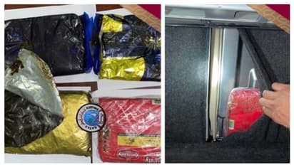 കാറിന്റെ പിന് സീറ്റില് ഹാഷിഷ്; 'കയ്യോടെ പിടികൂടി' കസ്റ്റംസ്