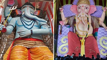 Ganesh Chaturthi 2022: तीन साल में 10 फीट छोटे हो गए यहां के बप्पा, इस बार 65 नहीं, 55 फीट की मूर्ति