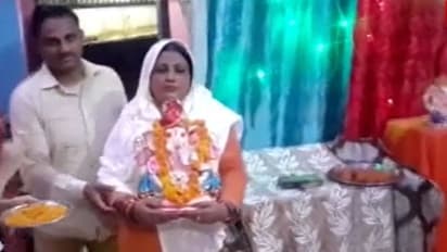 मुस्लिम महिला ने पेश की मिसाल: घर में स्थापित की गणेश जी प्रतिमा, हर दिन बनाती है खास प्रसाद