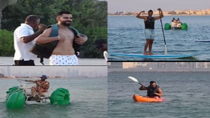 এশিয়া কাপে সুপার ফোরের ম্যাচের আগে অন্য খেলায় ব্যস্ত টিম ইন্ডিয়া, দেখুন ভাইরাল ভিডিও