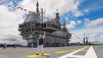 PM मोदी ने शेयर किया ऐतिहासिक वीडियो-'जब INS विक्रांत पर सवार था, गर्व की भावना बयां नहीं कर सकता'