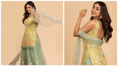 வாவ்..அழகான உடையில் ...பார்ப்பவர்களின் மனதை கவரும் நிவேதா பெத்துராஜ்