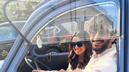 Pictures: Dulquer Salmaan celebrates wife Amal Sufiya's birthday by sharing some romantic memories 