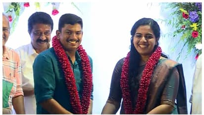 മേയർ ആര്യ രാജേന്ദ്രനും സച്ചിൻ ദേവ് എംഎൽഎയും വിവാഹിതരായി