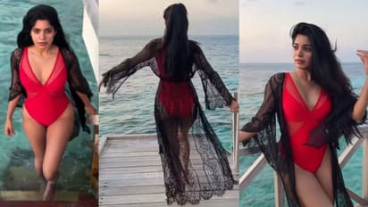 தம்மாத்தூண்டு நீச்சல் உடை அணிந்து... ஸ்லோ மோஷனில் ஆடி இளசுகளை கிறங்கடிக்கும் திவ்ய பாரதி - வைரலாகும் வீடியோ