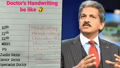 Anand Mahindra's post on handwriting of doctors goes viral; watch hilarious video