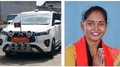 பதிவு எண் இல்லாத வாகனத்தில் பயணிக்கும் கோவை மேயர்..! சர்ச்சையால் பரபரப்பு