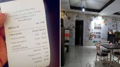 ബാത്ത്റൂം ഉപയോഗിച്ചതിനും പണമീടാക്കി കഫേ, ഒറ്റദിവസം കൊണ്ട് ബില്ല് വൈറൽ