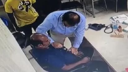 രോഗി പെടുന്നനെ തളര്‍ന്നുവീണു; കയ്യെത്തും ദൂരത്തുണ്ടായിരുന്ന ഡോക്ടര്‍ രക്ഷയായി