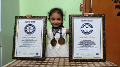 ৩ বছর বয়সেই দু-দুটো বিশ্ব রেকর্ড, ইন্টারন্যাশনাল বুক অব রেকর্ডস-এ নাম তুলল বাংলার মেয়ে অভিলাশা