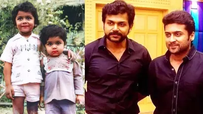 'അതാണ് എന്‍റെ ചേട്ടന്‍'; സൂര്യയ്ക്ക് ആശംസകളുമായി അപൂര്‍വ്വ ചിത്രം പങ്കുവച്ച് കാര്‍ത്തി