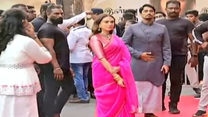 காதல் கிசுகிசுக்கு மத்தியில்... பொன்னியின் செல்வன் ஆடியோ லாஞ்சுக்கு ஜோடியாக வந்த சித்தார்த் - அதிதி ராவ்