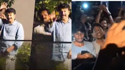 ആർപ്പുവിളികളും, ആശംസകളും; മമ്മൂട്ടിയുടെ വീടിന് മുന്നിൽ ആവേശത്തോടെ ആരാധകർ, ഒടുവിൽ താരമെത്തി