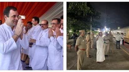 கோ பேக் ராகுல்... ரயிலில் தூங்கிய ஆர்ஜூன் சம்பத்...! நள்ளிரவில் தட்டி எழுப்பி கைது செய்த போலீஸ்