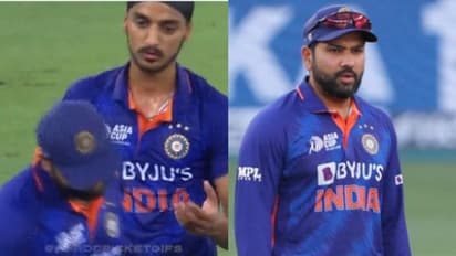 'താന് എന്തൊരു ക്രൂരനാണ് രോഹിത് ശര്മ്മേ'! അര്ഷ്ദീപിനെ ഗൗനിക്കാതിരുന്ന നായകനെ തള്ളി ആരാധകര്- വീഡിയോ