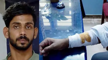 താക്കോൽ കൊണ്ട് പൊലീസുകാരുടെ കൈയ്യില് കുത്തി പരിക്കേൽപ്പിച്ചു