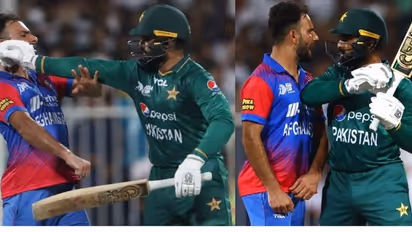 Asia Cup: आउट होने के बाद हाथापाई पर उतरा पाकिस्तानी बल्लेबाज, बैट लेकर अफगान खिलाड़ी को मारने दौड़ा